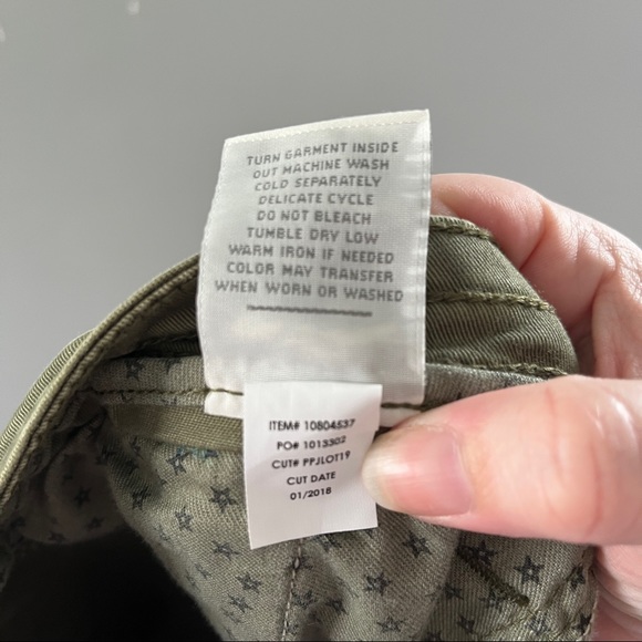 NWT Torrid Military Crop Pants Olive Green Size 24 - Picture 7 of 9